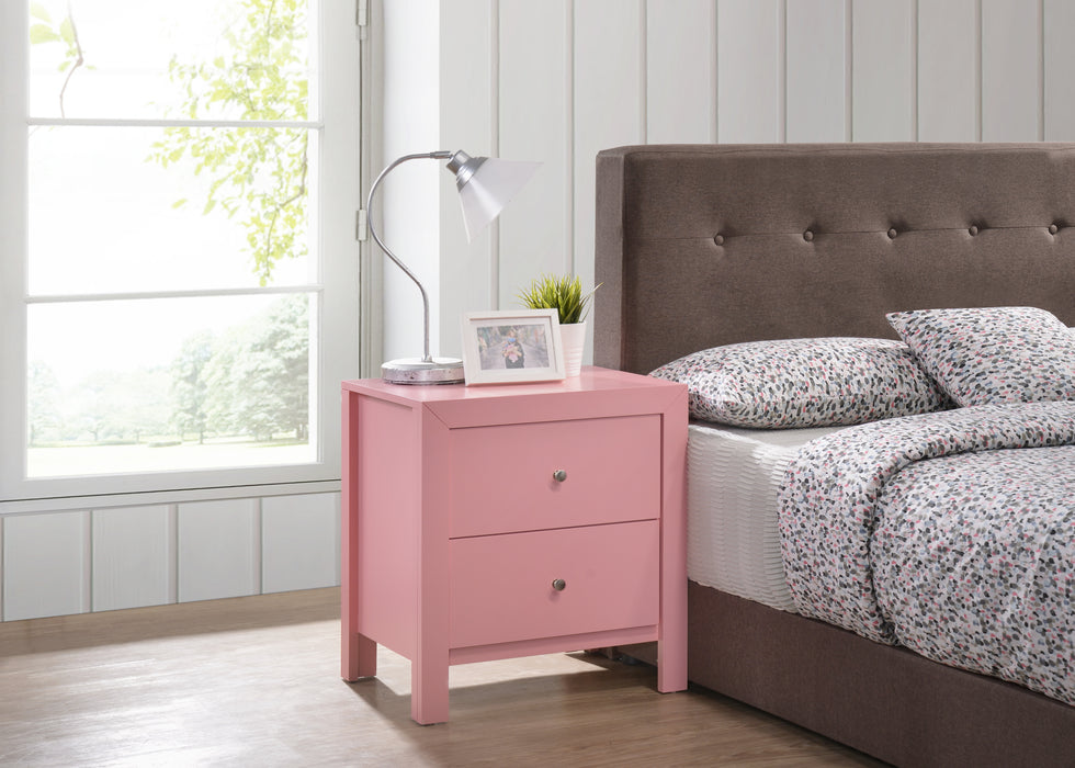 Glory Furniture Burlington G2404-N Nightstand , Pink G2404-N