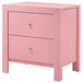Glory Furniture Burlington G2404-N Nightstand , Pink G2404-N