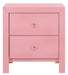 Glory Furniture Burlington G2404-N Nightstand , Pink G2404-N