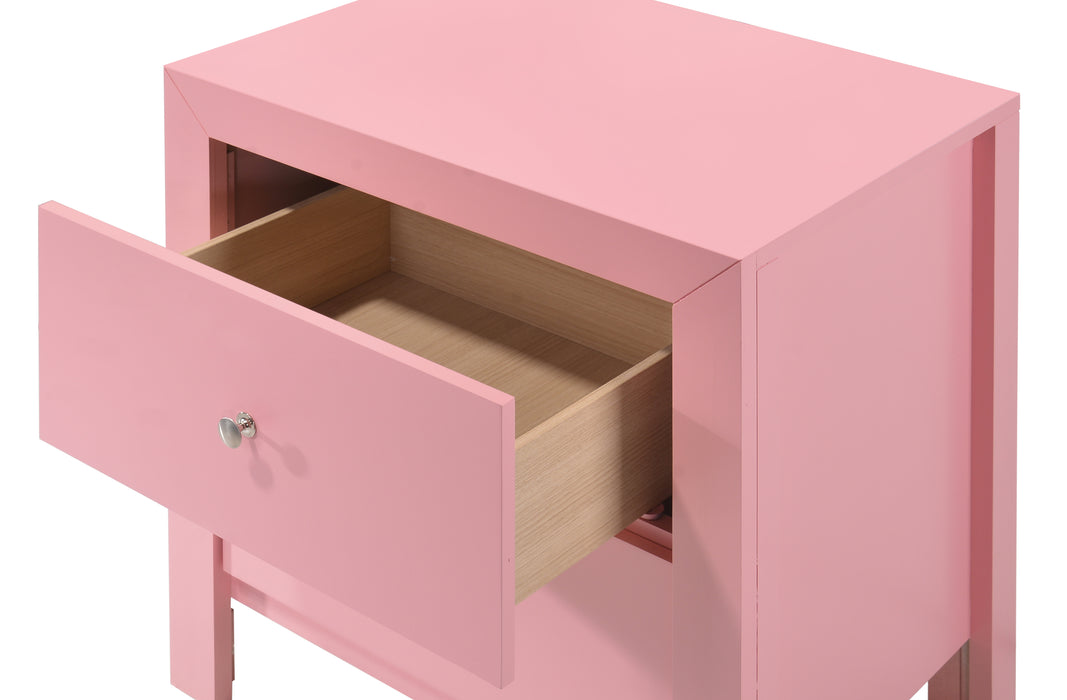 Glory Furniture Burlington G2404-N Nightstand , Pink G2404-N