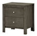 Glory Furniture Burlington G2405-N Nightstand , GrayG2405-N