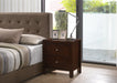 Glory Furniture Burlington G2425-N Nightstand , Cappuccino G2425-N