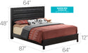Glory Furniture Burlington G2450A-Bed Black 