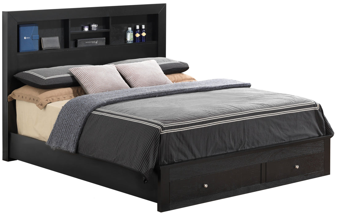 Glory Furniture Burlington G2450D-B2 Storage Bed Black