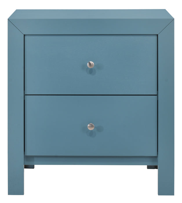 Glory Furniture Burlington G2480-N Nightstand , Teal G2480-N