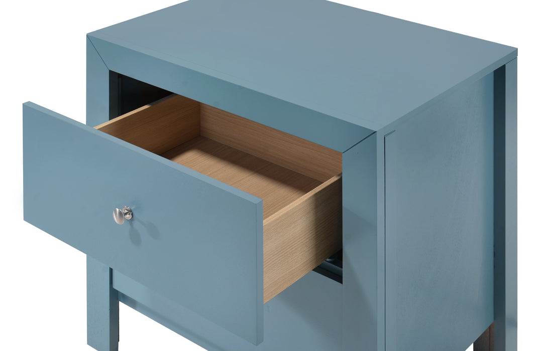 Glory Furniture Burlington G2480-N Nightstand , Teal G2480-N