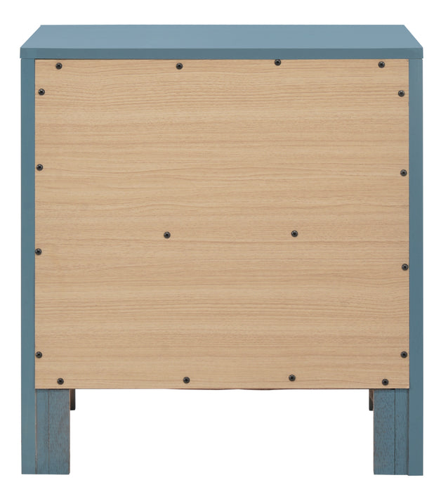 Glory Furniture Burlington G2480-N Nightstand , Teal G2480-N