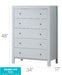 Glory Furniture Burlington G2490-CH Chest , White G2490-CH