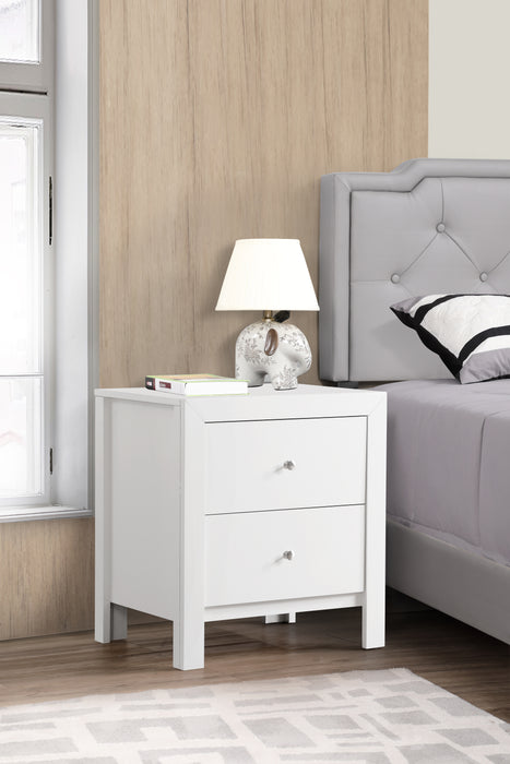 Glory Furniture Burlington G2490-N Nightstand , White G2490-N