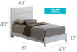 Glory Furniture Burlington G2490A-Bed White 