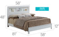 Glory Furniture Burlington G2490B-B2 Bed White