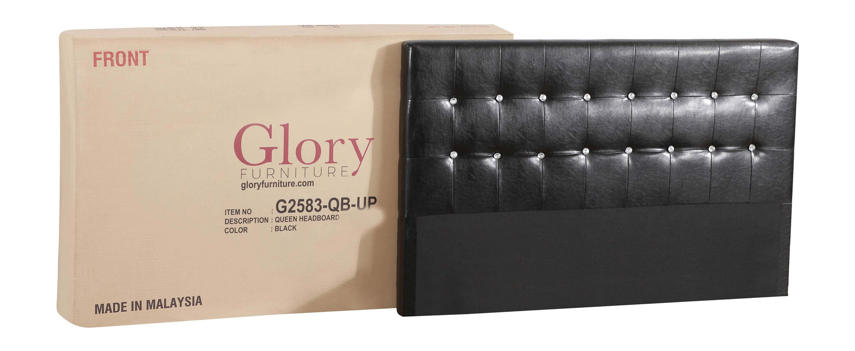 Glory Furniture Diamond Upholstered Bed