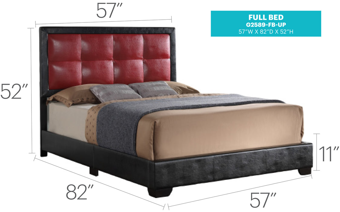 Panello Bed Black By Glory Furniture