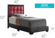 Panello Bed Black By Glory Furniture