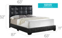 Panello Bed G2590 UP By Glory Furniture