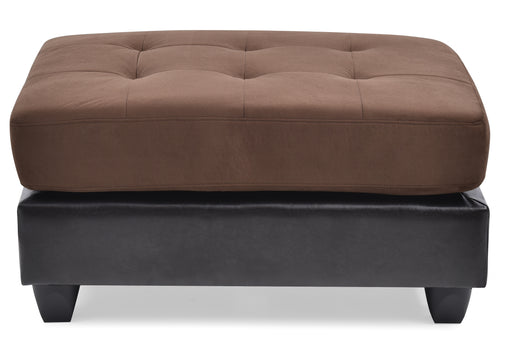 Glory Furniture Pounder G290-O Ottoman , CHOCOLATE G290-O