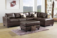 Glory Furniture Revere G305B-SC Sectional , Cappuccino G305B-SC