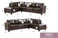 Glory Furniture Revere G305B-SC Sectional , Cappuccino G305B-SC