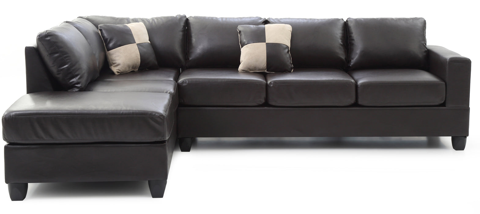 Glory Furniture Revere G305B-SC Sectional , Cappuccino G305B-SC