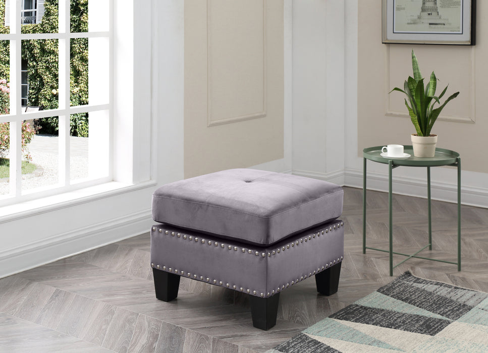 Glory Furniture Nailer G310-O Ottoman , GrayG310-O