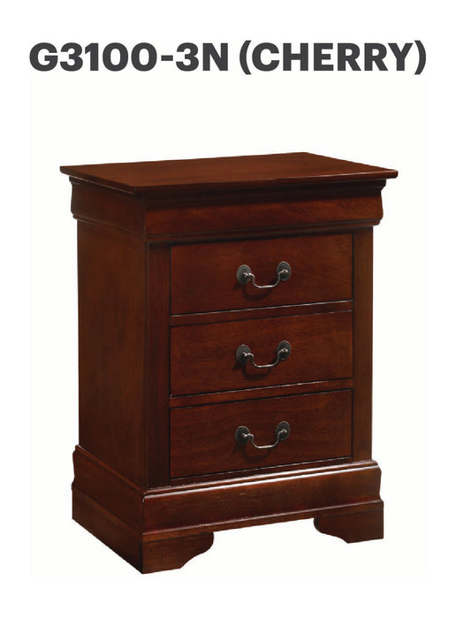 Glory Furniture Louis Phillipe Nightstand