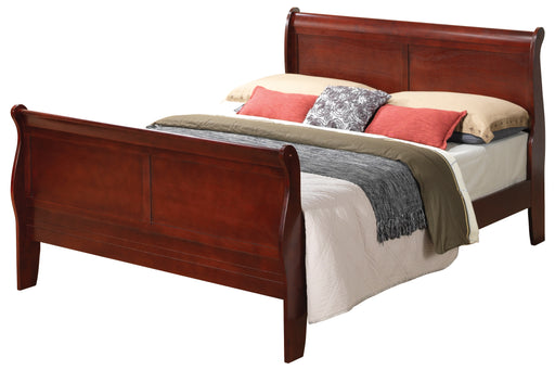 Louis Phillipe Bed Cherry By Glory Furniture 