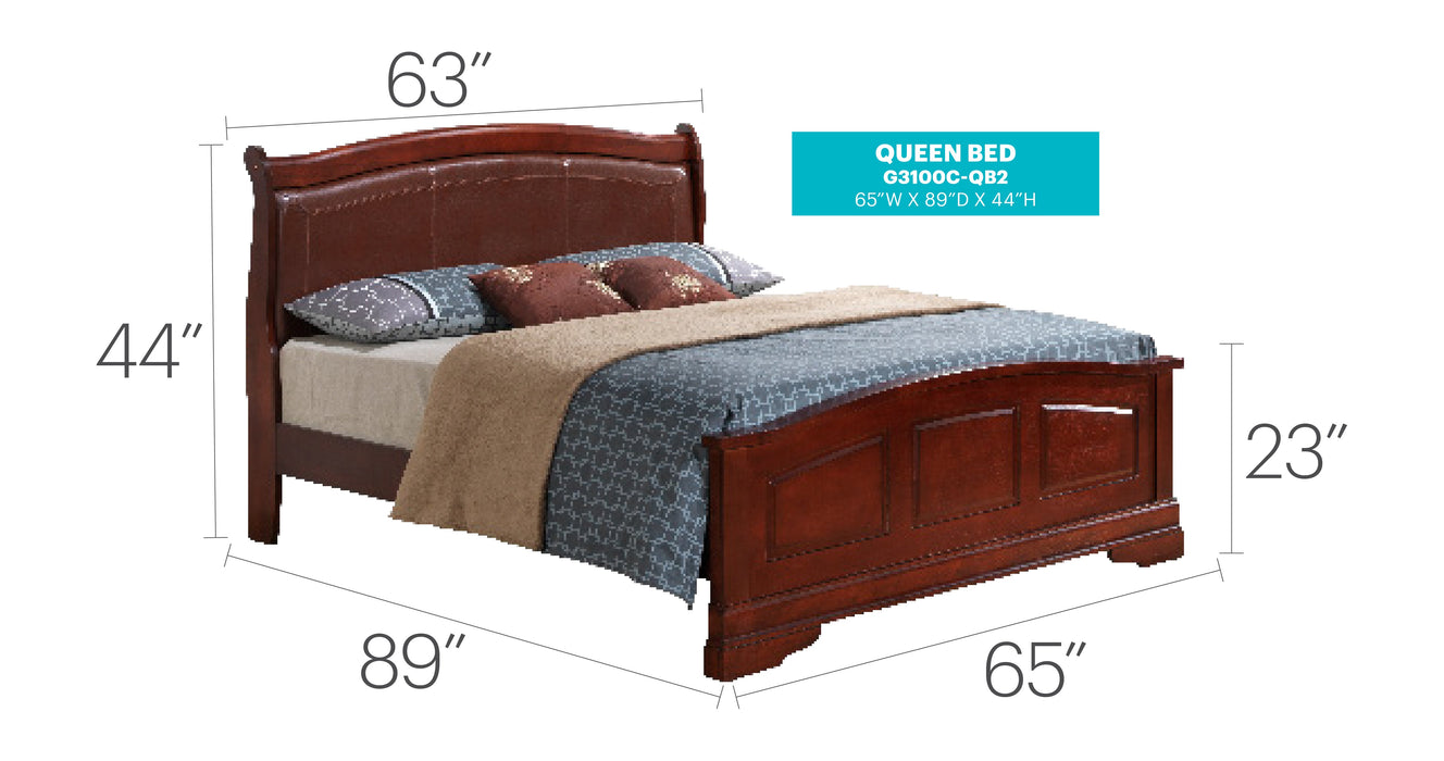 Glory Furniture Louis Phillipe Bed