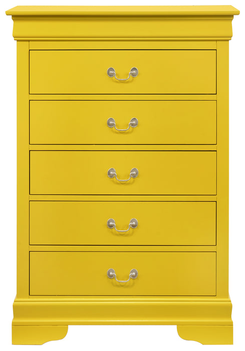 Glory Furniture Louis Phillipe G3102-CH Chest , Yellow G3102-CH
