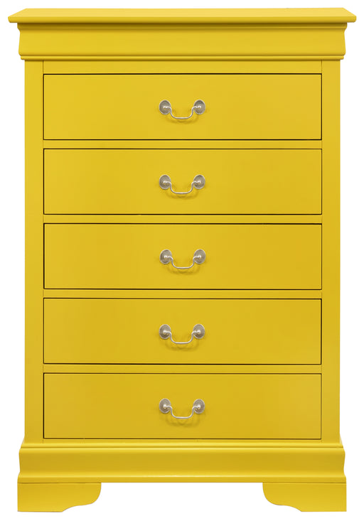Glory Furniture Louis Phillipe G3102-CH Chest , Yellow G3102-CH