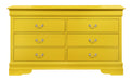Glory Furniture Louis Phillipe G3102-D Dresser , Yellow G3102-D
