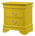 Glory Furniture Louis Phillipe G3102-N Nightstand , Yellow G3102-N