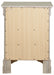 Glory Furniture Louis Phillipe G3103-3N 3 Drawer Nightstand , Silver Champagne G3103-3N