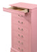 Glory Furniture Louis Phillipe G3104-LC Lingerie Chest , Pink G3104-LC