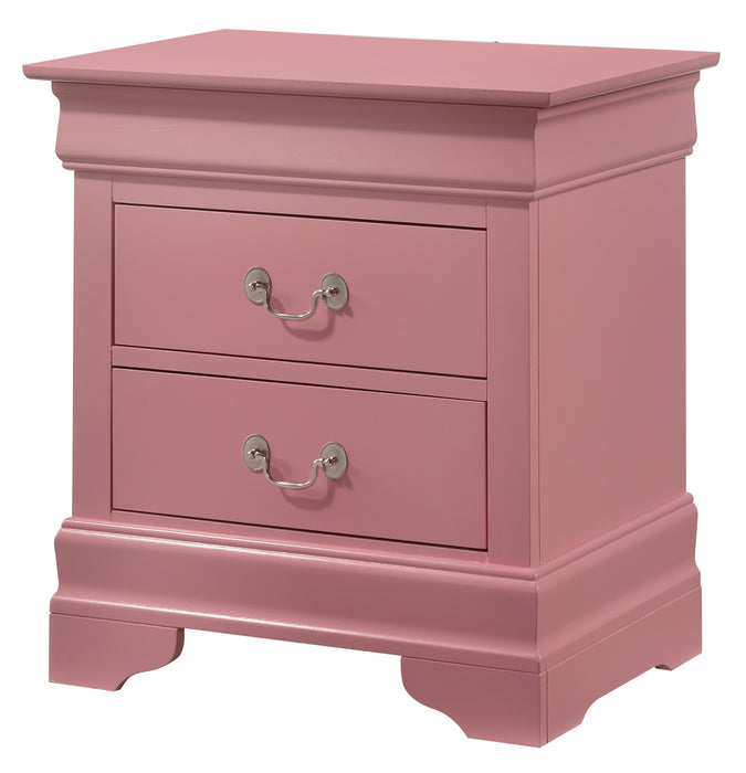 Glory Furniture Louis Phillipe G3104-N Nightstand , Pink G3104-N