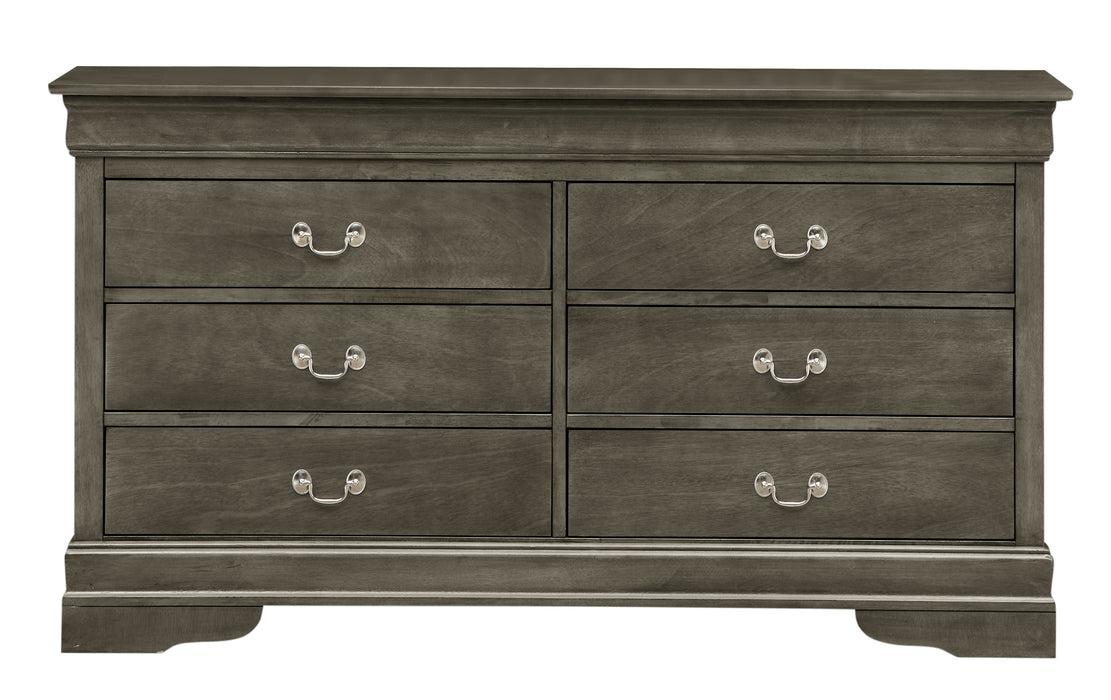 Glory Furniture Louis Phillipe G3105-D Dresser , GrayG3105-D