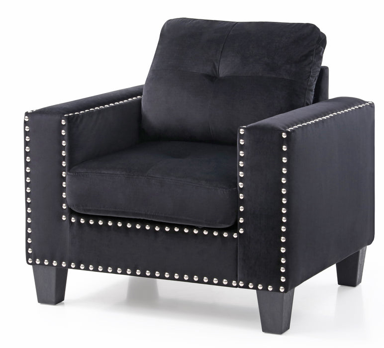 Glory Furniture Nailer G311A-C Chair , Black G311A-C