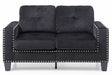 Glory Furniture Nailer G311A-L Loveseat , Black G311A-L