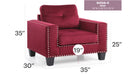 Glory Furniture Nailer G312-4A-C Chair 