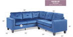 Glory Furniture Nailer G312-4B-SC Sectional