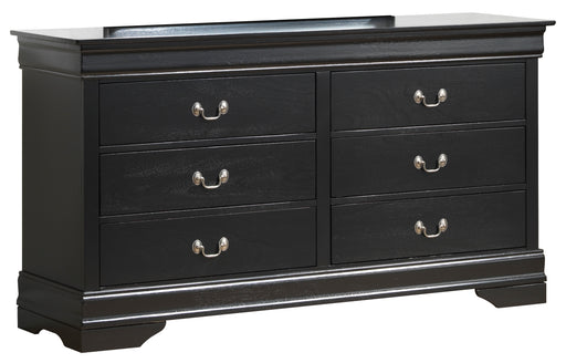 Glory Furniture Louis Phillipe G3150-D Dresser , Black G3150-D