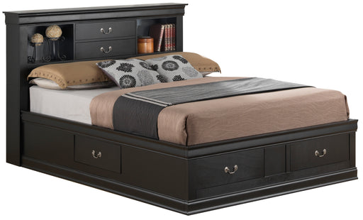 Glory Furniture Louis Phillipe G3150B-SB Storage bed Black 