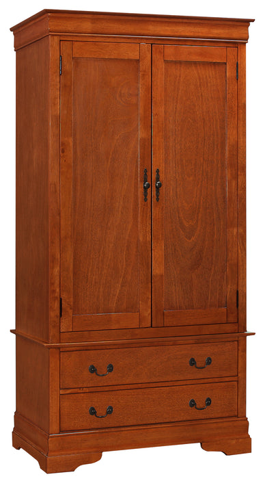 Glory Furniture Louis Phillipe G3160-A Armoire , Oak G3160-A