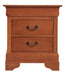 Glory Furniture Louis Phillipe G3160-N Nightstand , Oak G3160-N
