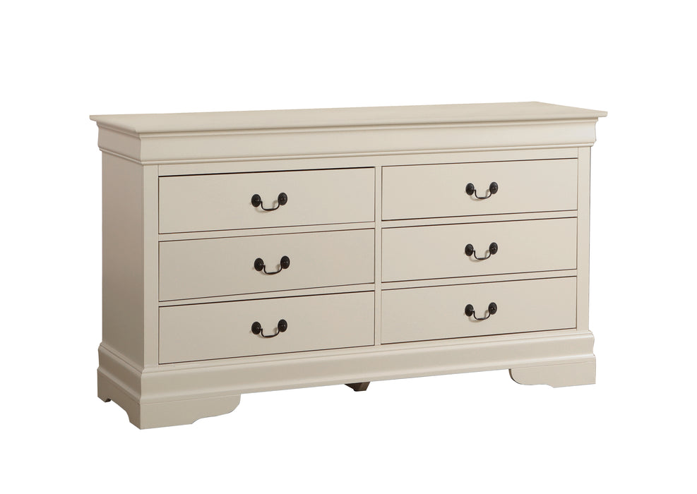 Glory Furniture Louis Phillipe G3175-D Dresser , Beige