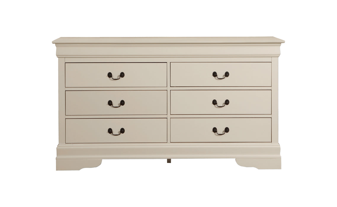 Glory Furniture Louis Phillipe G3175-D Dresser , Beige G3175-D