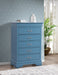 Glory Furniture Louis Phillipe G3180-CH Chest , Teal G3180-CH