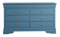 Glory Furniture Louis Phillipe G3180-D Dresser , Teal G3180-D