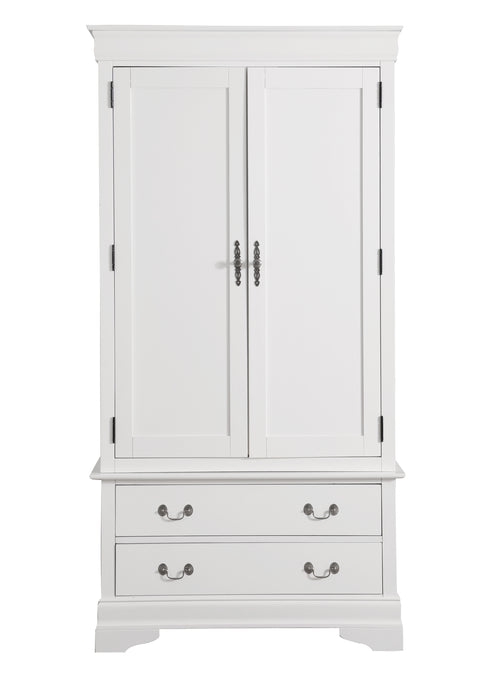 Glory Furniture Louis Phillipe G3190-A Armoire , White G3190-A