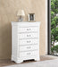 Glory Furniture Louis Phillipe G3190-CH Chest , White G3190-CH