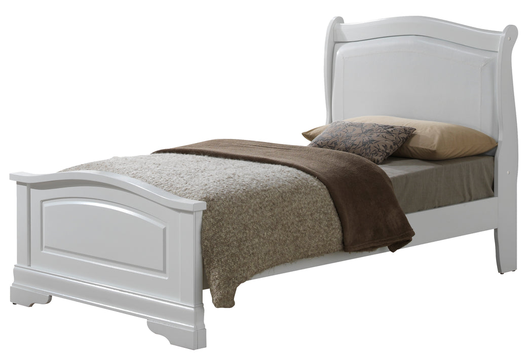 Louis Phillipe G3190C Bed White By Glory Furniture 